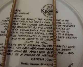 KNOWLES COLLECTOR PLATES