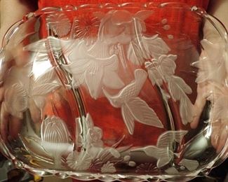 GLASS SERVING PLATTER