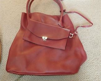 LARGE ASSORTMENT OF HANDBAGS & JEWELRY - WALLETS - VERA BRADLEY - ITALIAN LEATHER - TIGNANELLO - CHANNEL - MICHE - ETC.....