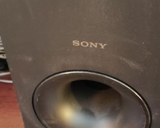 SONY HDMI SYSTEM Sony speakers, woofer and dvr player