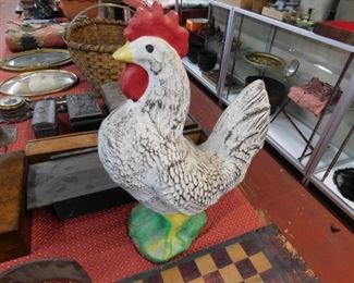 Nice Old Cement Rooster