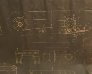 Railroad blue prints