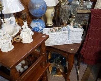 Side Tables and Lamps