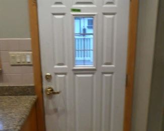 Fiberglass Door with Window 32" X 80" $65.00