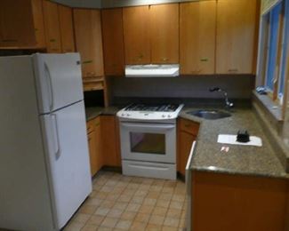 Maple Kitchen Cabinets with Granite Counters, SS Sink & Faucet $450.00