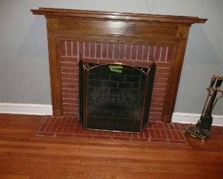 Wood Fireplace Mantel 71" X 53" $65.00