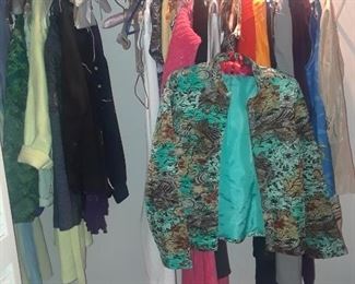 Another closet with more women's clothing