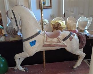 Large carousel horse