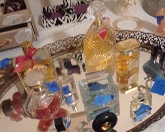 Commercial perfume bottles