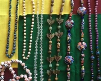 Small selestion of Beaded Necklaces