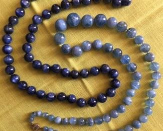50+ strands of semi-precious Beads