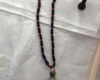 Hudson Bay Indian Necklace, Beads representing number of Pelts