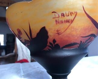 Daum Nancy. 6 1/2 w x 81/2” h