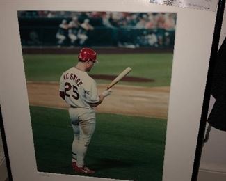 Signed Mark McGuire print