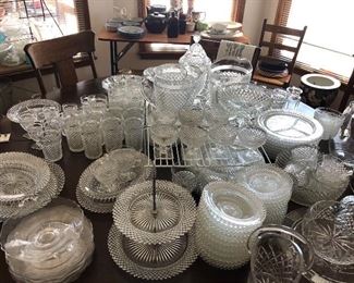 Massive collection of Antique Miss America crystal