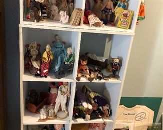 Lots of antique dolls