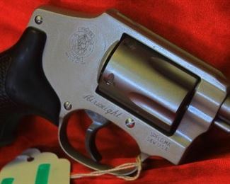 4 SMITH & WESSON 642-2 38SPL+P REVOLVER 2" STAINLESS, HAMMERLESS