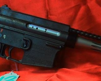 13 PROFESSIONAL ORDNANCE CARBON 15 PISTOL 5.56 PISTOL/AUTO FLUTED STAINLESS BARREL