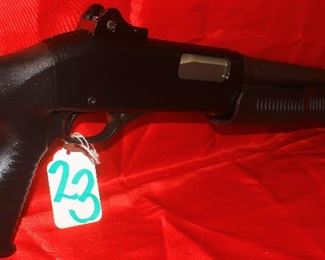 23 STEVENS 320 12 PUMP 18", 3", TACTICAL, GHOST RING SIGHTS