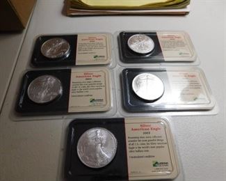 Assorted Silver Eagles