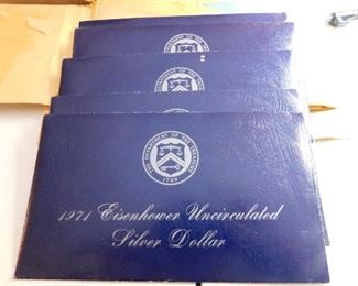 40% Silver Eisenhower Unc. Silver Dollars