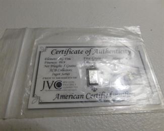 One Grain Silver Bar