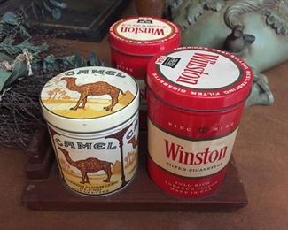 Camel & Winston Tins