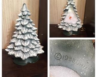 Open Back Ceramic Christmas Tree