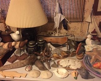 Assorted Beach/Nautical Decor