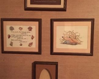 Seashell Cross Stitch/Needlepoint