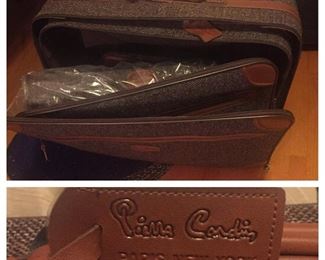 Pierre Cardin 5-Piece Tweed Luggage Set