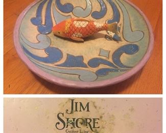 Jim Shore Outdoor Living 2013 Collection Bird Bath Topper/Feeder