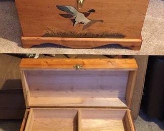 Wooden Duck Themed Box