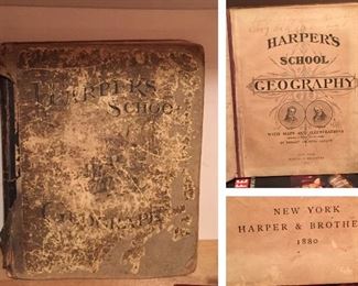 1880 Harpers School Geography Book