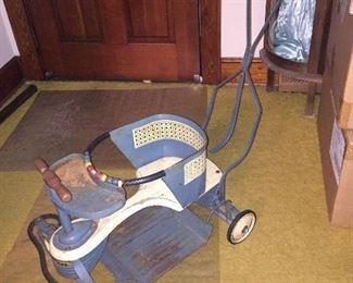 Old Metal Baby Stroller