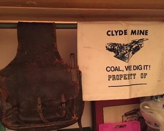 Leather Saddle Bags/Clyde Mine Bag