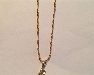 14K Gold Necklace/Charm