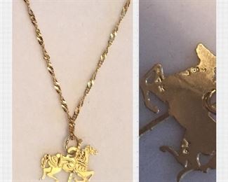 14K Gold Necklace/Charm