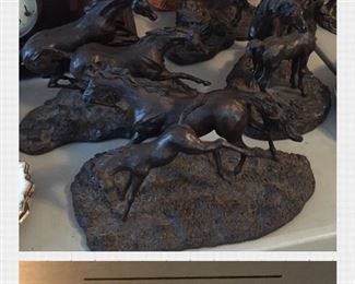 Franklin Gallery Horse Figures