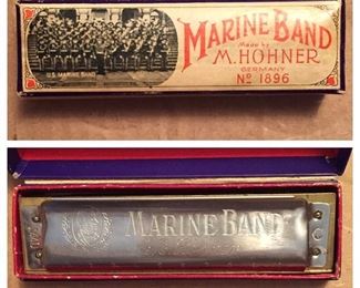 Marine Band M. Hohner Harmonica No. 1896