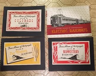 Assorted 1940's Train Railroad Albums(Southern Railway, Colorado and More)