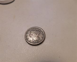 1845 U.S. Large Cent
