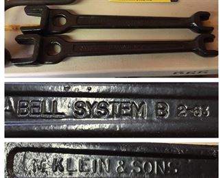Klein & Sons Bell System Wrenches