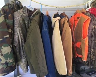 Carhartt and Assorted Hunting Jackets  