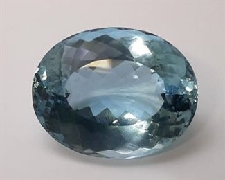 Beautiful large loose blue topaz gemstone 116.ct