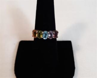 Silver toned necklaces and earring set