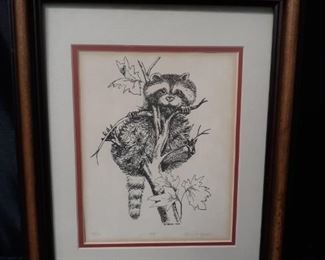 E M Brown Artist Signed Numbered Dated Framed Print
