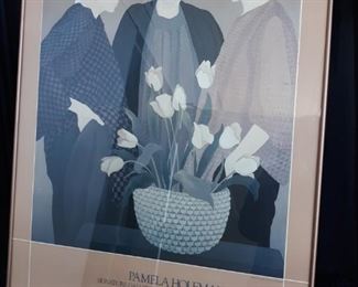 Pamela Holeman Three Woman Tulips 1983 Framed Signature Gallery Print