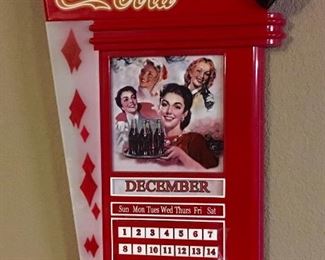 VINTAGE COCA COLA CALENDAR 