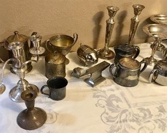 SEVERAL PIECES OF STERLING SILVER